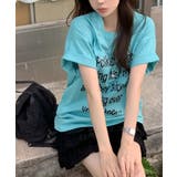 シルバードットロゴプリント オーバーサイズ 半袖Tシャツ | VIVID LADY | 詳細画像22