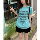 シルバードットロゴプリント オーバーサイズ 半袖Tシャツ | VIVID LADY | 詳細画像24