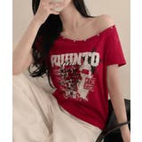 アシンメトリーメタルネック 半袖Tシャツ | VIVID LADY | 詳細画像4