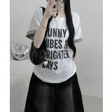 レトロロゴ ボクシー半袖Tシャツ | VIVID LADY | 詳細画像1