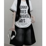 レトロロゴ ボクシー半袖Tシャツ | VIVID LADY | 詳細画像4