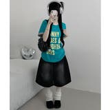 レトロロゴ ボクシー半袖Tシャツ | VIVID LADY | 詳細画像25