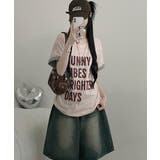 レトロロゴ ボクシー半袖Tシャツ | VIVID LADY | 詳細画像26