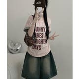 レトロロゴ ボクシー半袖Tシャツ | VIVID LADY | 詳細画像27