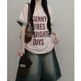 レトロロゴ ボクシー半袖Tシャツ | VIVID LADY | 詳細画像29