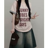 レトロロゴ ボクシー半袖Tシャツ | VIVID LADY | 詳細画像31