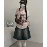 レトロロゴ ボクシー半袖Tシャツ | VIVID LADY | 詳細画像33