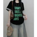 レトロロゴ ボクシー半袖Tシャツ | VIVID LADY | 詳細画像36