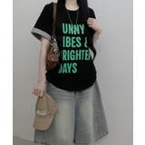 レトロロゴ ボクシー半袖Tシャツ | VIVID LADY | 詳細画像38