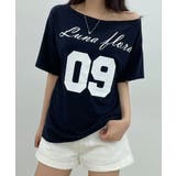 2WAY ボートネック オーバーフィット 半袖Tシャツ | VIVID LADY | 詳細画像13
