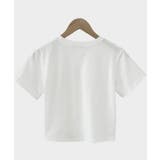 縦ロゴプリント クロップド半袖Tシャツ | VIVID LADY | 詳細画像15 