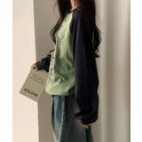 ヴィンテージロゴ 配色ラグラン スウェットトップス | VIVID LADY | 詳細画像29