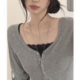 2WAYロールアップスリーブ ヘンリーネックロングTシャツ | VIVID LADY | 詳細画像35 