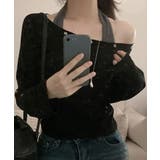 ホルターネックドッキング 3WAYオフショル長袖トップス | VIVID LADY | 詳細画像16