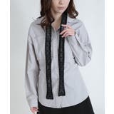 シアー 水玉柄 スリムスカーフ | VIVID LADY | 詳細画像8