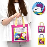 ピンク(SPMS-060) | スヌーピー ミニトートバッグ 綿 | AVVENTURA