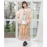 花・コラージュ・クラゲ 3柄展開2WAYスカート | ScoLar | 詳細画像2