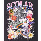 スカラー×コラージュ柄 チュール重ねワンピース | ScoLar | 詳細画像7