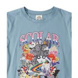 スカラー×コラージュ柄 チュール重ねワンピース | ScoLar | 詳細画像12