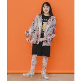 ワンちゃん・アート花柄 2柄展開シアーパーカー | ScoLar | 詳細画像2