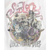 ロックなキャッツ柄 チュール重ねTシャツ | ScoLar | 詳細画像16
