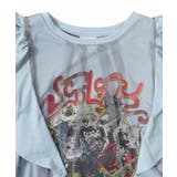 ロックなキャッツ柄 チュール重ねTシャツ | ScoLar | 詳細画像11