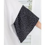 パッチワークウサギ柄 ドット切替BIG-Tシャツ | ScoLar | 詳細画像5