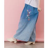 刺繍グラデーション加工デニムパンツ | ScoLar | 詳細画像2