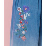 刺繍グラデーション加工デニムパンツ | ScoLar | 詳細画像4