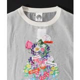 クマシルエット花柄シアープルオーバー | ScoLar | 詳細画像3 