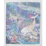 メルヘンな海とクジラ柄 シフォン切替チュニック | ScoLar | 詳細画像10 
