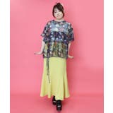 POP総柄チュールシアープルオーバー | ScoLar | 詳細画像2 