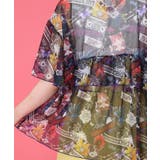 POP総柄チュールシアープルオーバー | ScoLar | 詳細画像6 