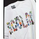 ロゴバッヂトリックアート柄Tシャツ | ScoLar | 詳細画像9 