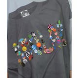 ロゴバッヂトリックアート柄Tシャツ | ScoLar | 詳細画像11 