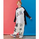 ロゴバッヂトリックアート柄Tシャツ | ScoLar | 詳細画像1 