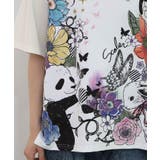 アニマル蝶花柄Tシャツ | ScoLar | 詳細画像6