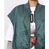 メルヘン柄ラメプリントベスト | ScoLar | 詳細画像8 