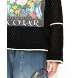 花アップリケ2WAYメッシュプルオーバー | ScoLar | 詳細画像9 