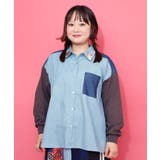 ネコ刺繍襟シャンブレーシャツ | ScoLar | 詳細画像2 
