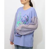 パチうさプリント メッシュ袖Tシャツ | ScoLar | 詳細画像11 