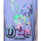 パチうさプリント メッシュ袖Tシャツ | ScoLar | 詳細画像13 