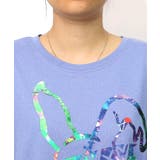 パチうさプリント メッシュ袖Tシャツ | ScoLar | 詳細画像14 