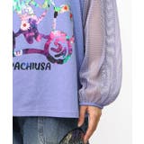 パチうさプリント メッシュ袖Tシャツ | ScoLar | 詳細画像16 