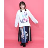 パチうさプリント メッシュ袖Tシャツ | ScoLar | 詳細画像1 