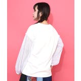 パチうさプリント メッシュ袖Tシャツ | ScoLar | 詳細画像5 