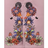 花柄刺繍ジャージワンピース | ScoLar | 詳細画像3