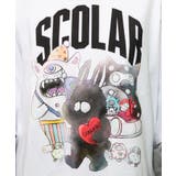 スカラーキャラクターズ柄 レイヤード風ロンT | ScoLar | 詳細画像3 