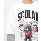 スカラーキャラクターズ柄 レイヤード風ロンT | ScoLar | 詳細画像5 