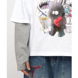 スカラーキャラクターズ柄 レイヤード風ロンT | ScoLar | 詳細画像6 